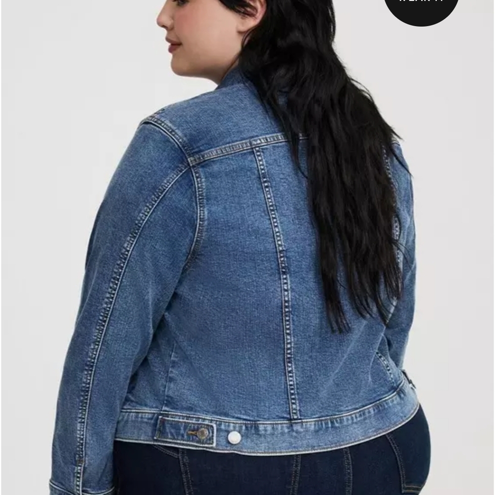 Torrid Blue Jean Jacket - Picture 2 of 3
